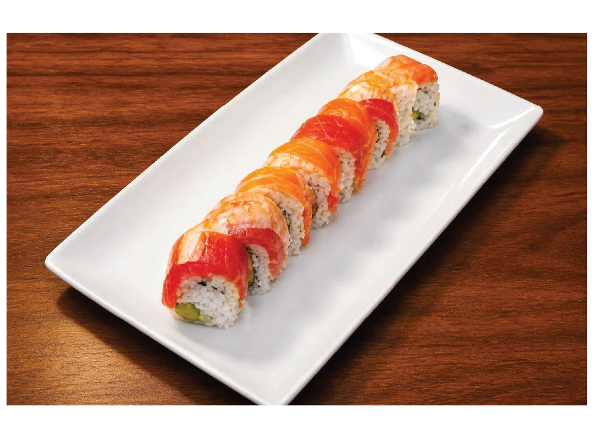 Fresh sushi plate